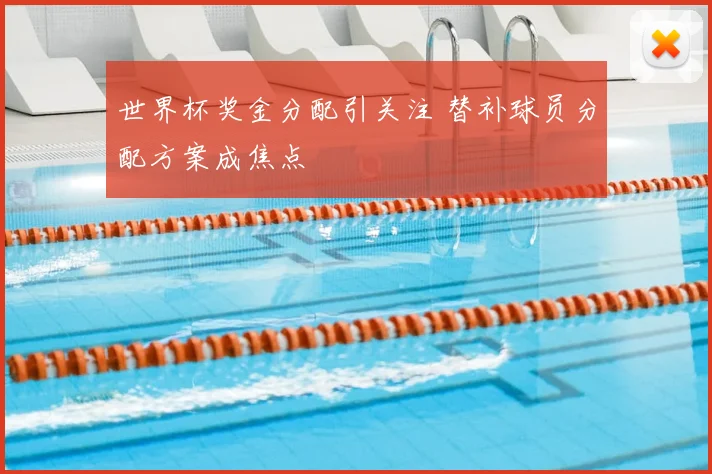 世界杯奖金分配引关注 替补球员分配方案成焦点